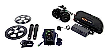 ALBA 750W MID DRIVE 448V10.4--BBS02 MID MOTOR,48V2A SULUK TİPİ ELEKTRİK DÖNÜŞÜM KİTİ - ALBA