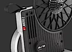 ELITE JUSTO2 INTERACTIVE HOMETRAINER+TRAVEL BLOCK+SHIMANO 11-34 12V RUBLE - 9