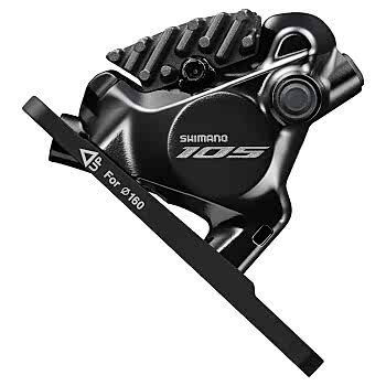 SHIMANO 105 BR-R7170-F 2 PİSTONLU DÜZ MONTAJ ÖN DİSK FREN KALİPER - SHIMANO