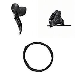 SHIMANO GRX ST-RX400(L),BR-RX410(F) 2 PİSTON ÖN DİSK FREN SETİ - SHIMANO